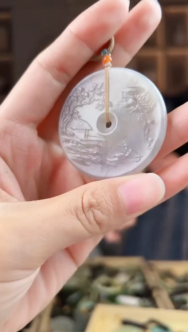 颈饰未镶嵌和田玉拍一发一，多样性发货