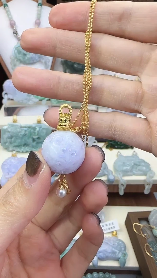 颈饰未镶嵌翡翠国风翡翠