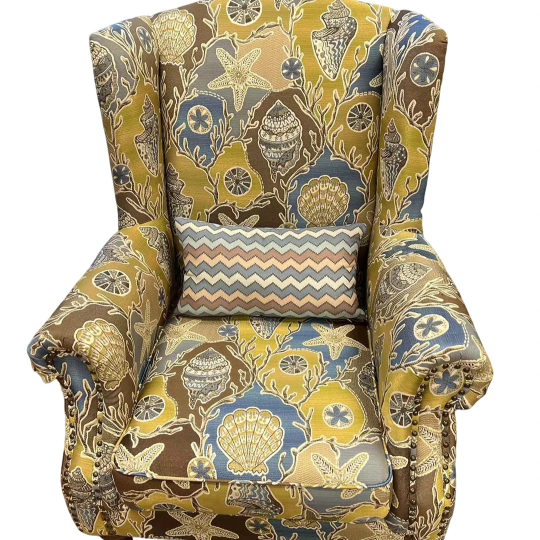 进口北美黄杨木美式经典网红雪茄椅子老虎椅子