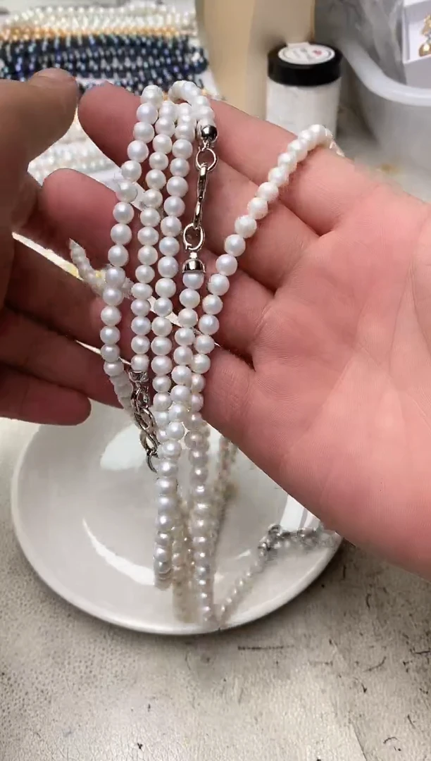 淡水珍珠未镶嵌颈饰1