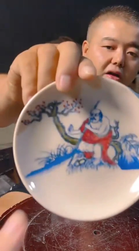 摆件景德镇陶瓷青花摆件43