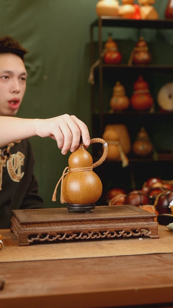 47号精品天然大漆酒葫芦一物一拍~