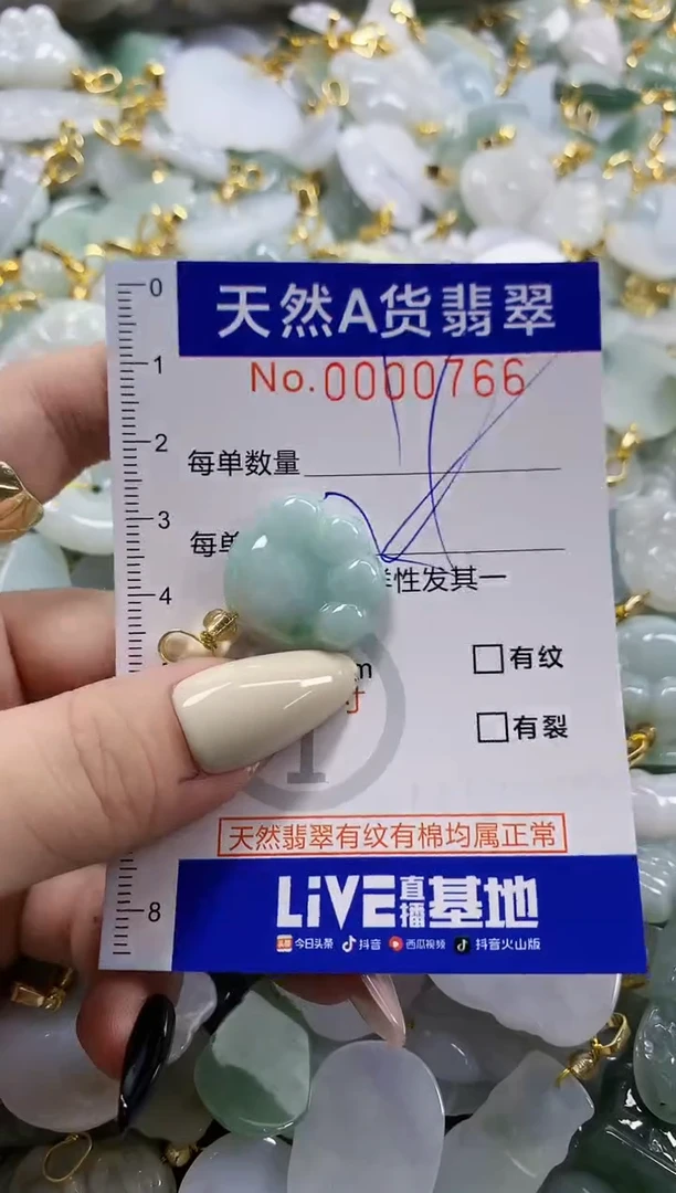 颈饰未镶嵌翡翠天然A货翡翠