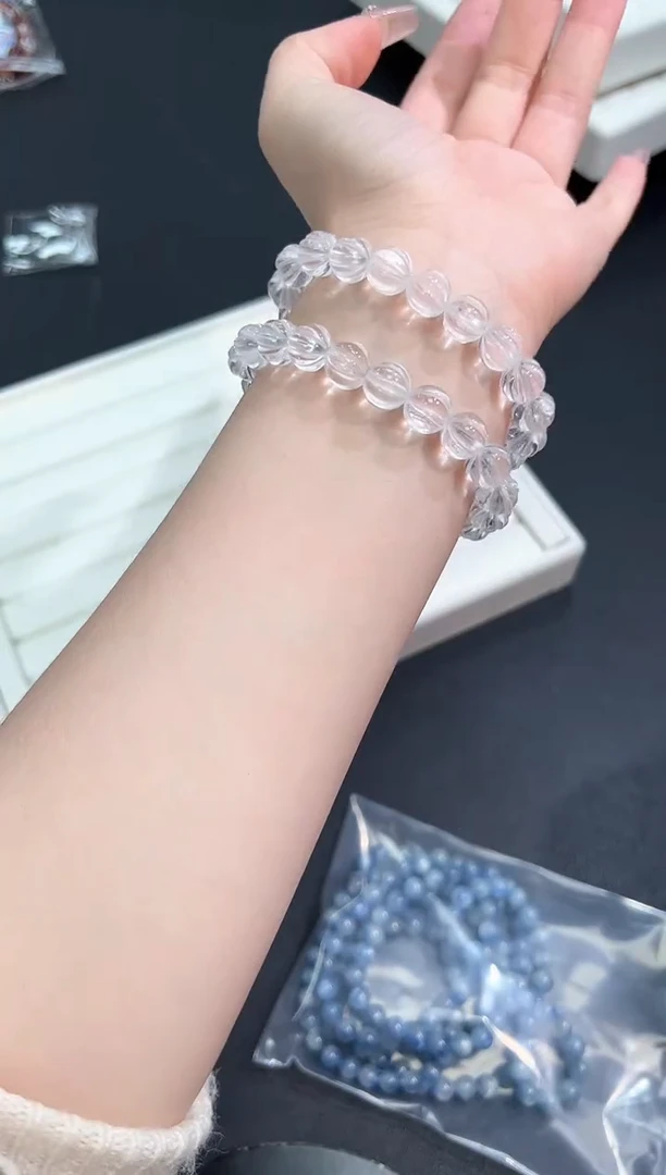 【闪购商品】水晶手串未镶嵌87m多样性发其一/1条默认微瑕