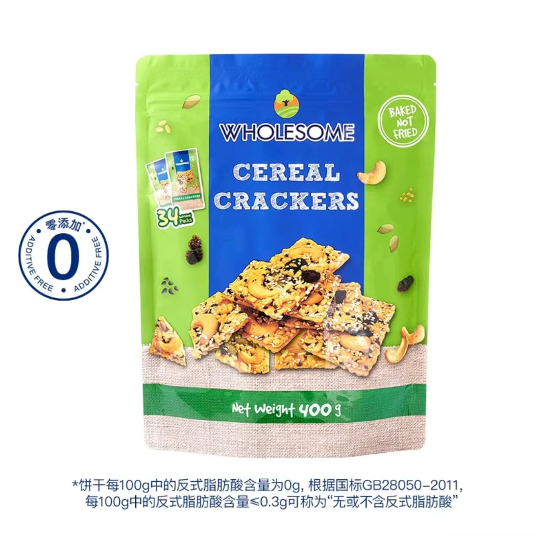 【会员商店】泰国进口 蝴蝶森谷物饼干400g