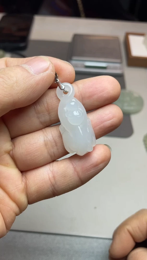 【闪购商品】和田玉颈饰银S925镶嵌1