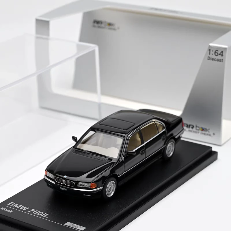 AR 1:64 宝马 750iL E38 黑色 3代宝马7系仿真合金汽车模型 顺丰