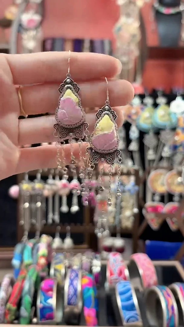 织绣 云织谣民族风精美饰品   564