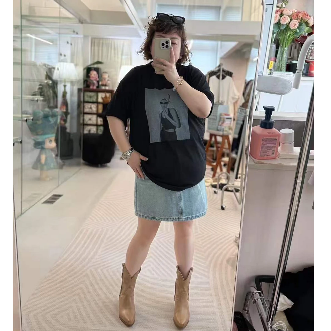 MEET  夏季百搭浴巾女人T恤