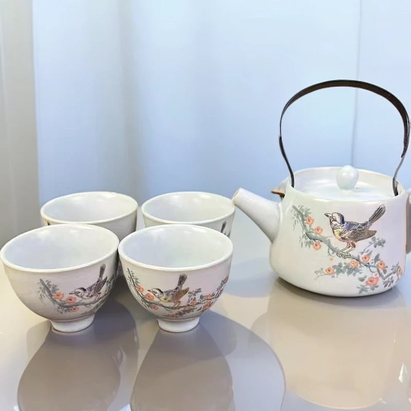 喜上眉梢白提梁（一壶四杯1133