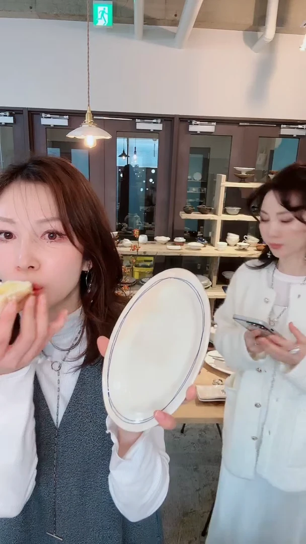 【闪购商品】盘【预售】粉引蓝线小号*1个(黑点正常)