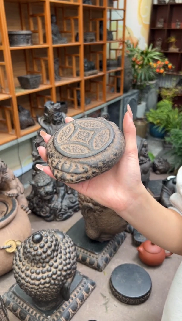 陶土【火山泥】金蟾小底座