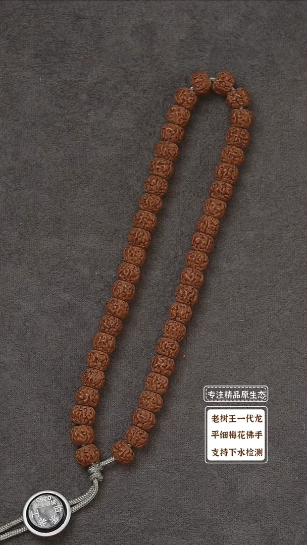 吊坠金刚菩提定制级头货树上熟油红皮一代盘龙手持0263