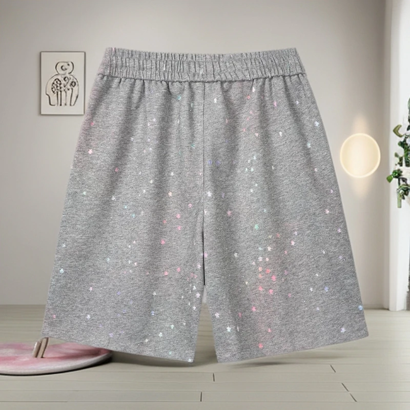 男士透气短裤夏季新款时尚百搭A字外穿休闲时尚简约宽松潮流运动