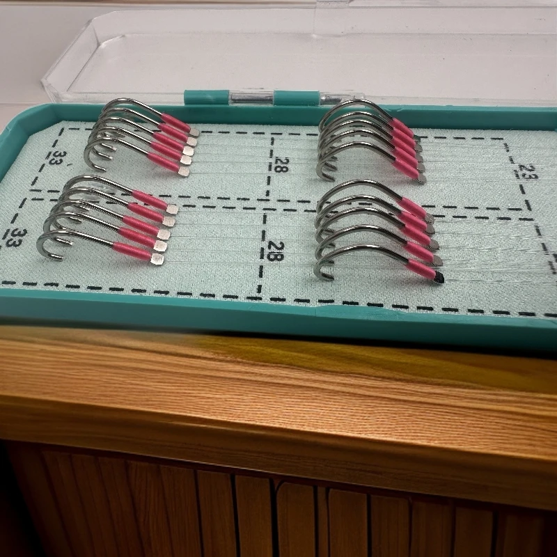 【10付】鲢关东双钩成品线鲢鳙大物护线加固巨物黑坑鲢鳙子线钩