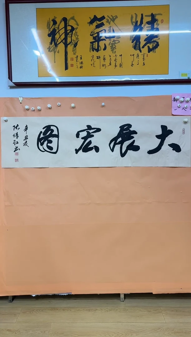 书法大展宏图作品
