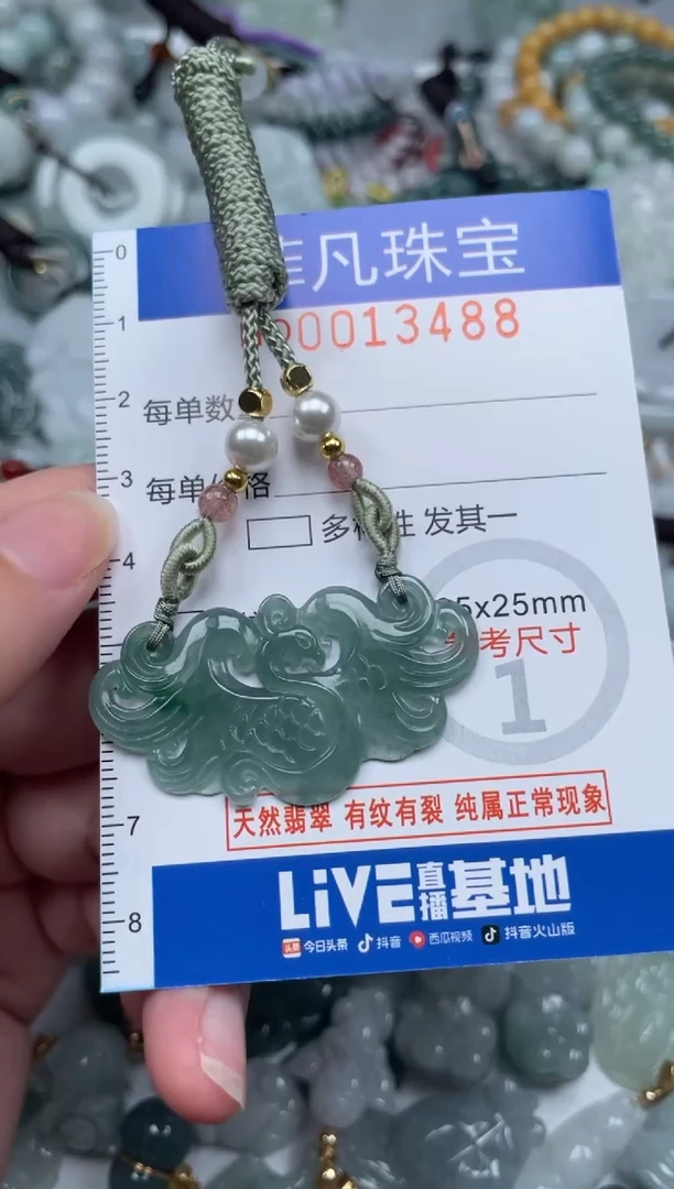 颈饰未镶嵌翡翠13488