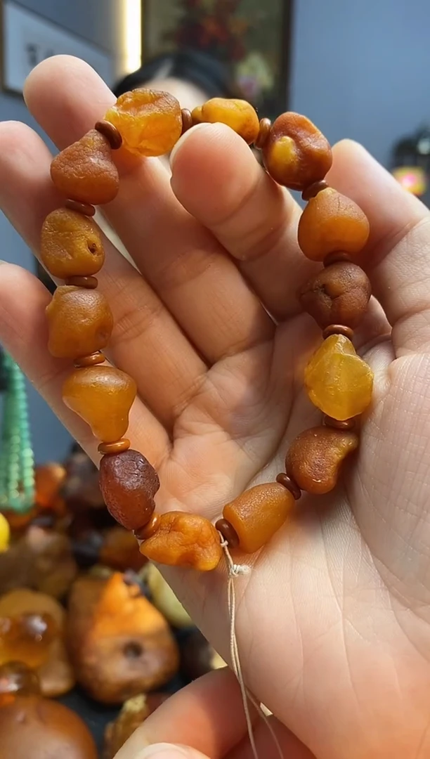 手串琥珀未镶嵌手串