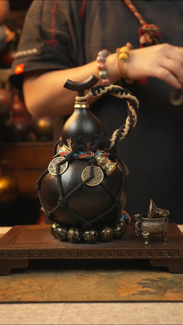 564大漆一物一拍记葫堂出品【不带手串】