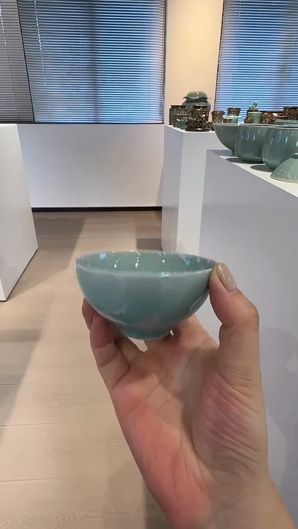 青瓷手工茶器包邮