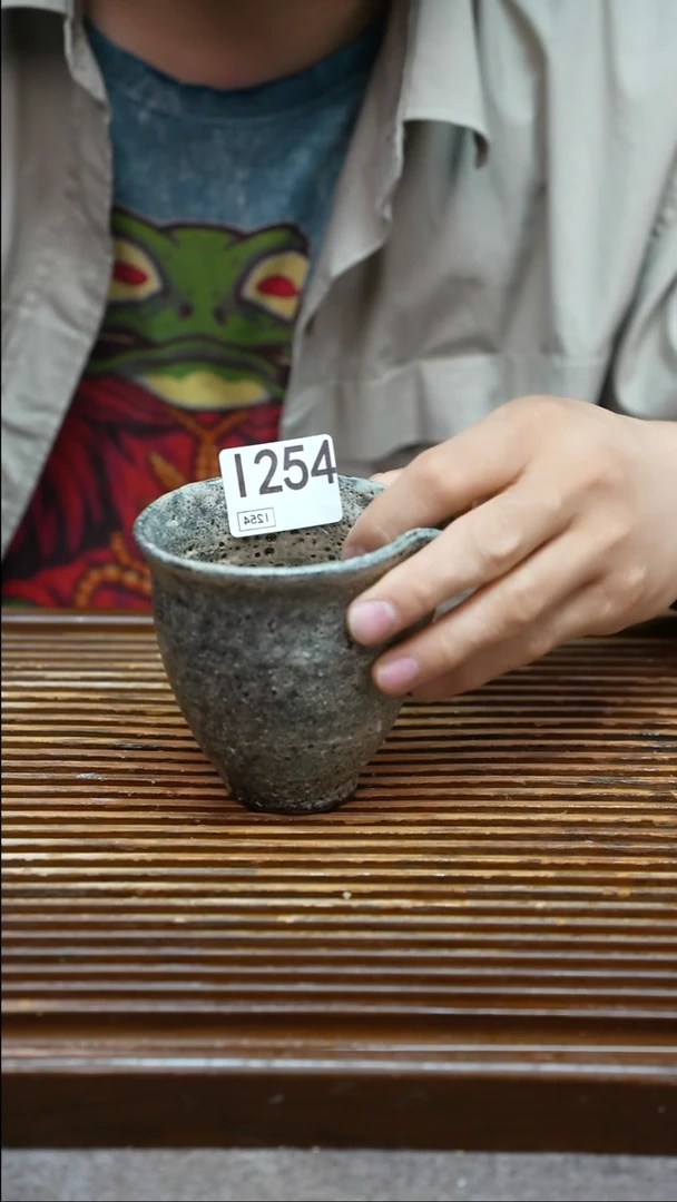 万古烧粗陶手工茶具