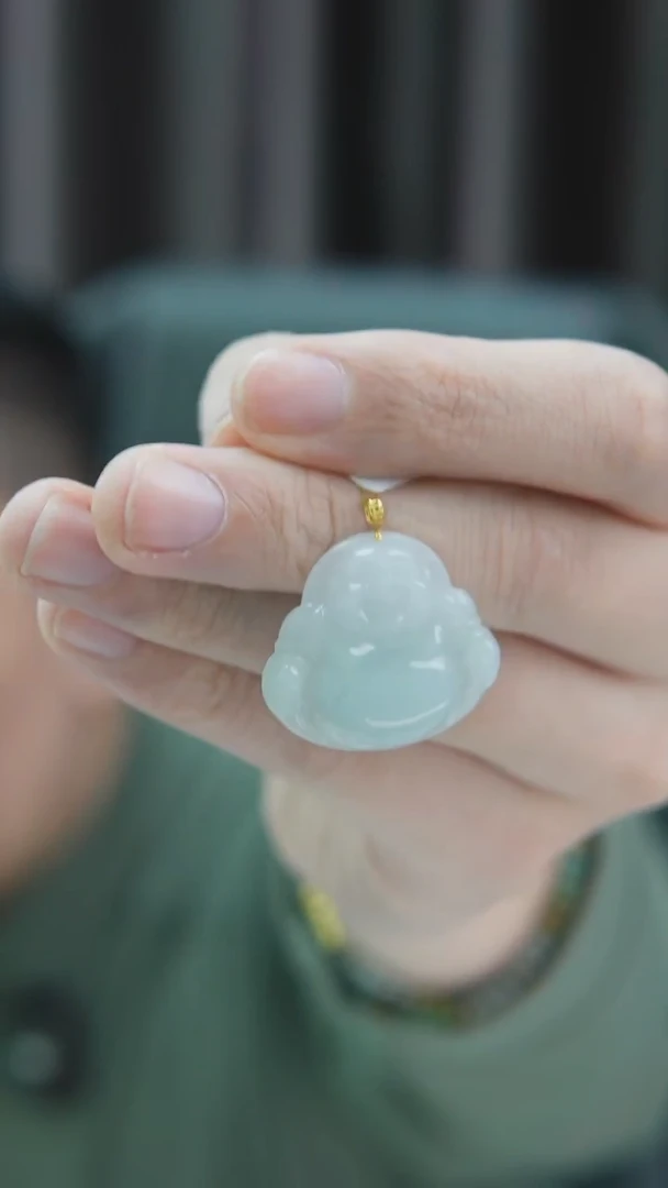 颈饰未镶嵌翡翠挂件H0001