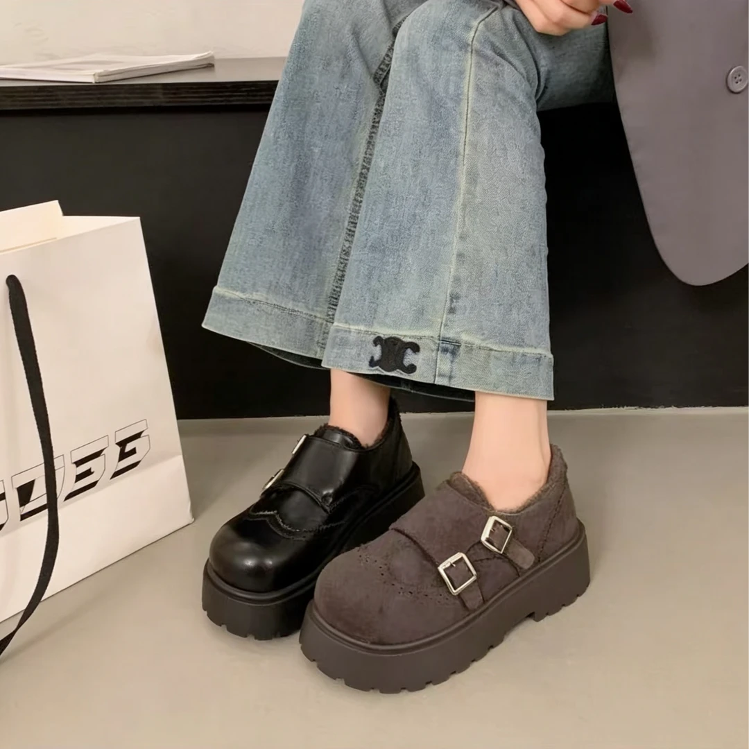 【刘姐高货】 勃肯（加绒）软底不累脚休闲冬季保暖勃肯鞋9811