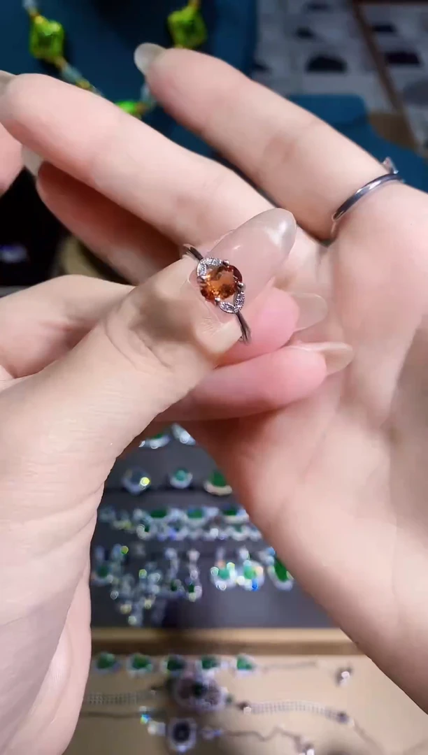 【闪购商品】石榴石戒指未镶嵌多样17