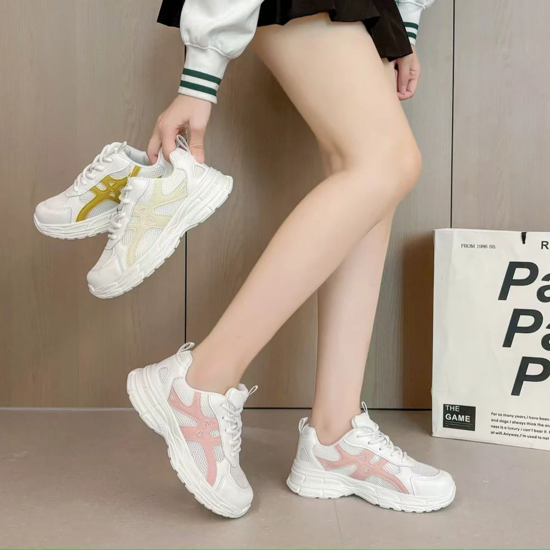 【飞哥优选】夏季新款百搭透气老爹鞋女鞋镂空时尚休闲鞋703