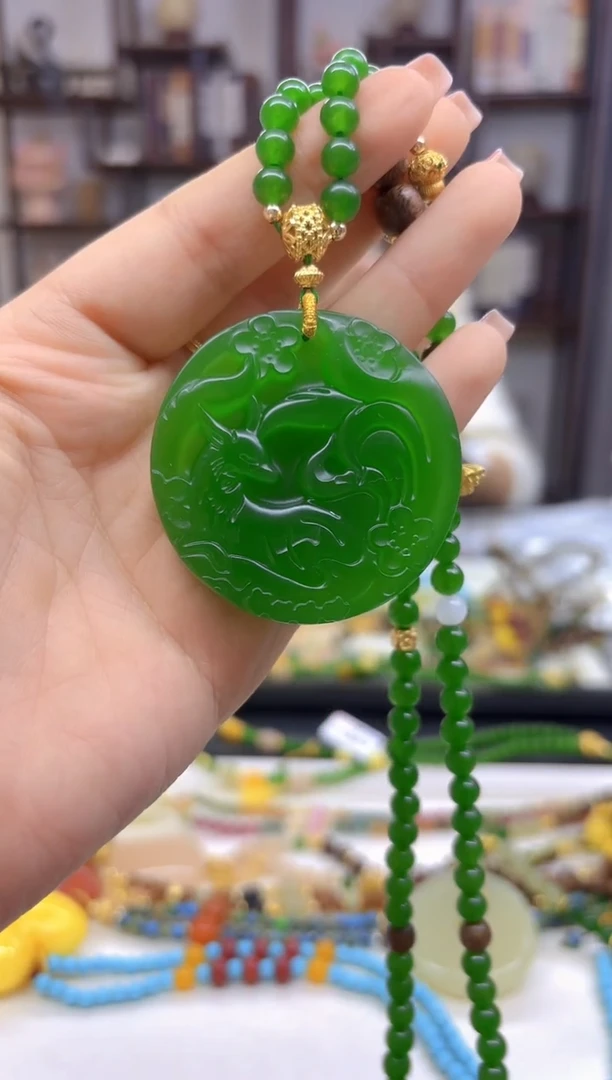 【闪购商品】和田玉（碧玉）毛衣链未镶嵌M533