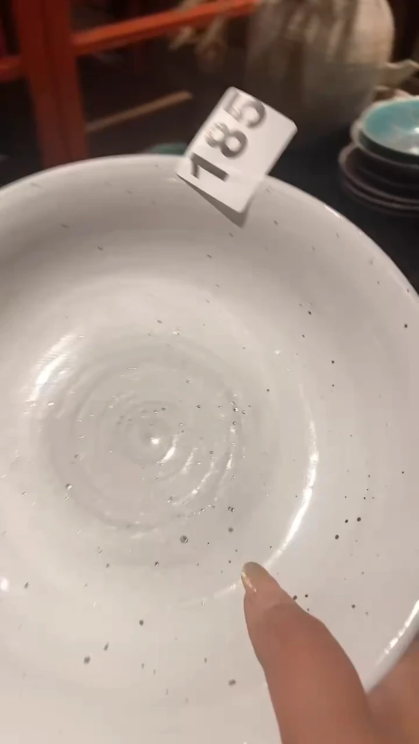 【闪购商品】碗185白麻点锅盘