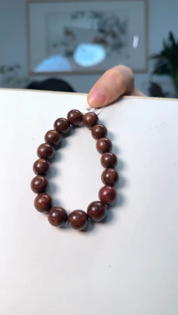 【闪购商品】黄花梨/降香黄檀手串/手链13mm海南黄花梨手串46