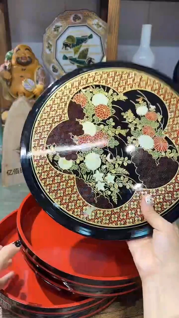 大漆食盒两层····