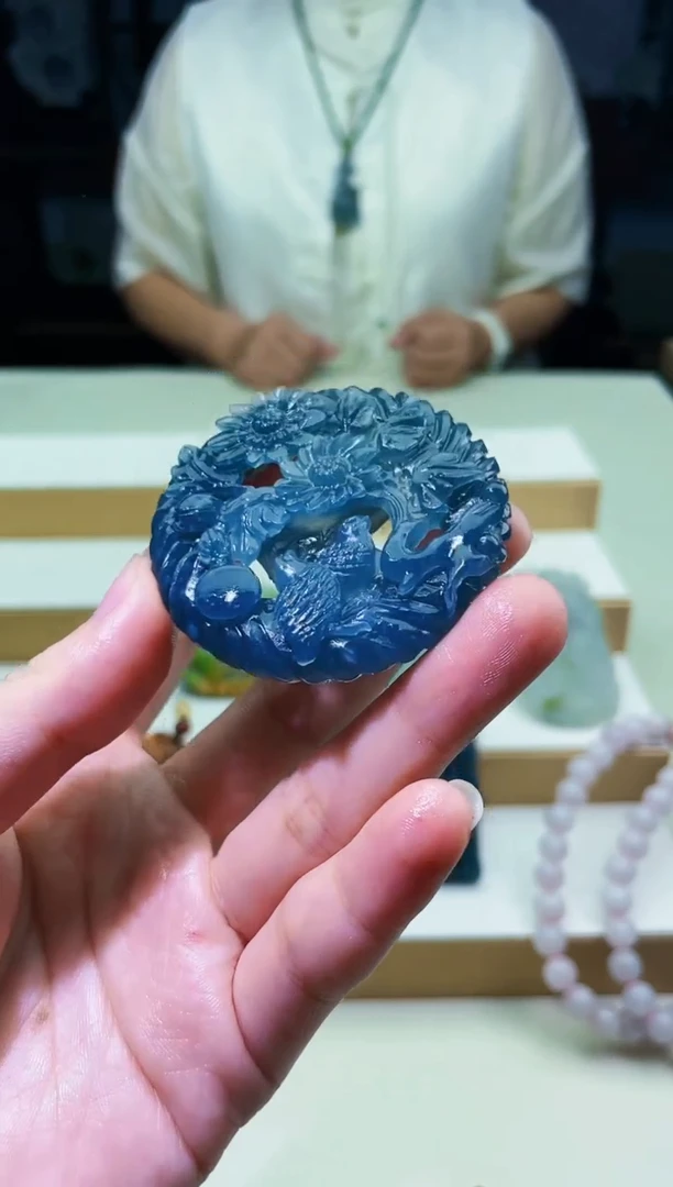 定制翡翠未镶嵌毛货07250167多样性发其一