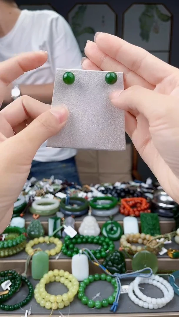 颈饰银S925镶嵌和田玉多样性发货拍一单发一个