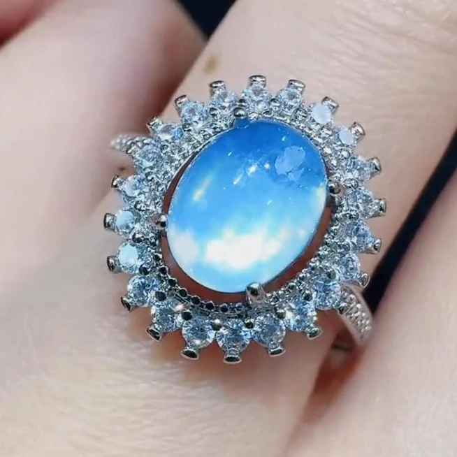 江德洋珠宝  CT11162星光海蓝宝石戒指-送礼佳品