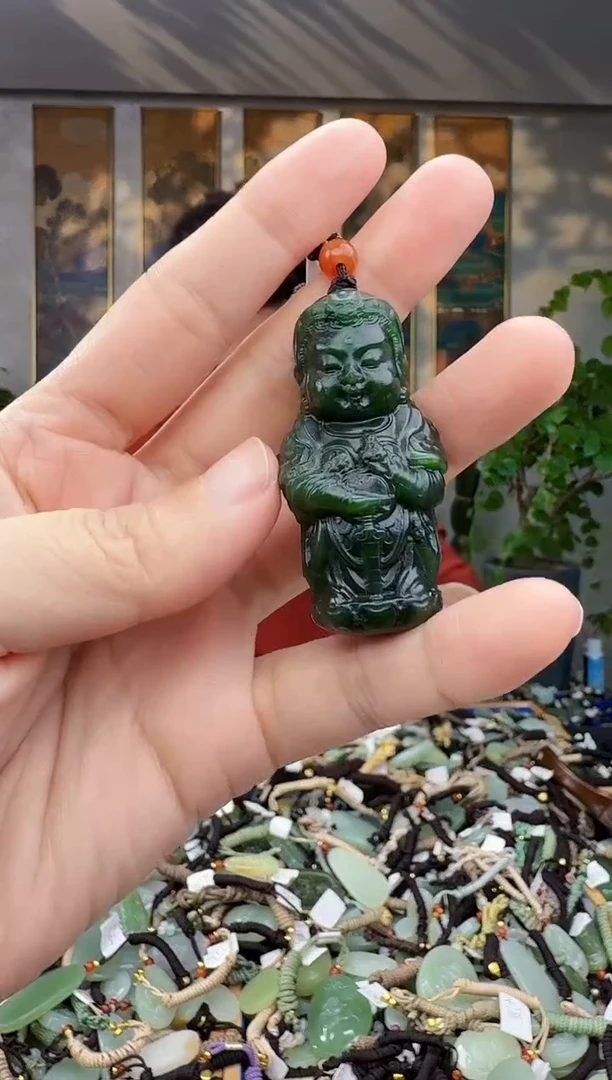 未镶嵌和田玉挂件拍一发一