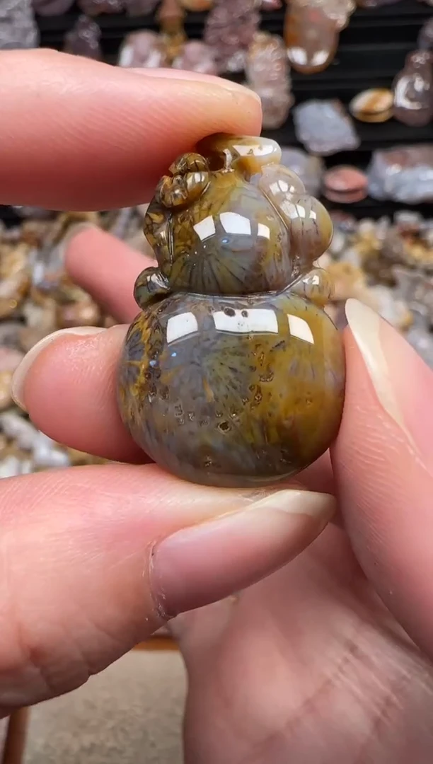 颈饰未镶嵌硅化珊瑚（珊瑚玉）166