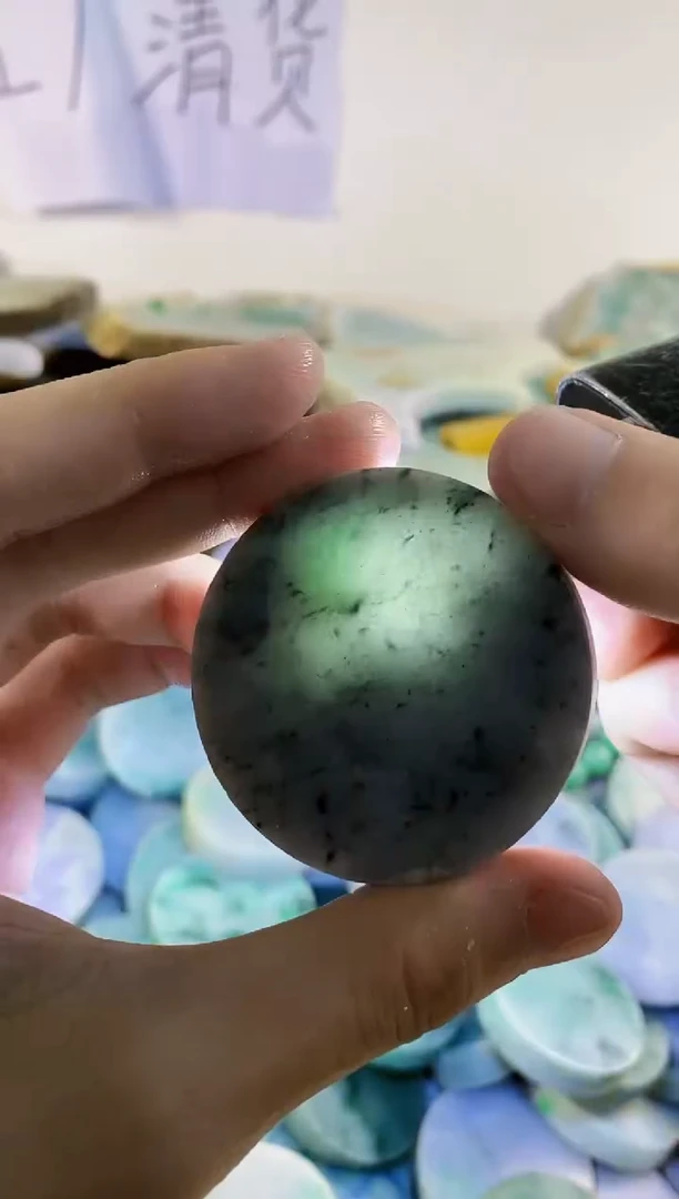 翡翠裸石纯天然A货翡翠40