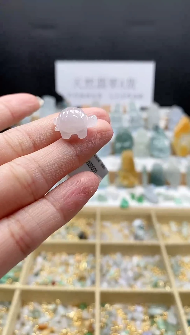 翡翠未镶嵌吊坠(不含链)20小乌龟