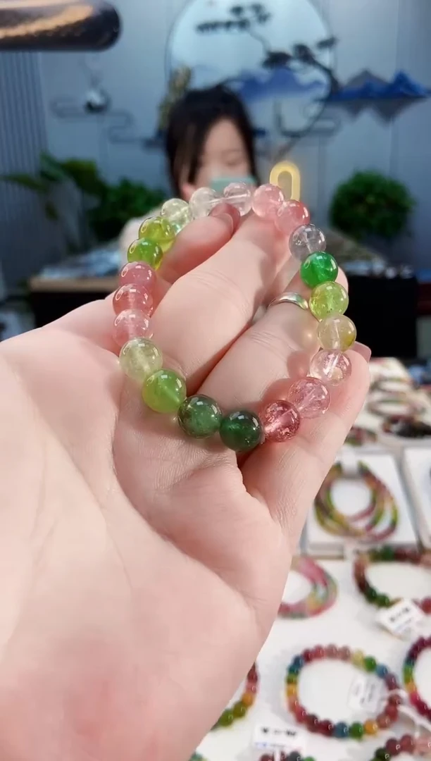 【闪购商品】碧玺手链未镶嵌G2435单圈颜色微差发1