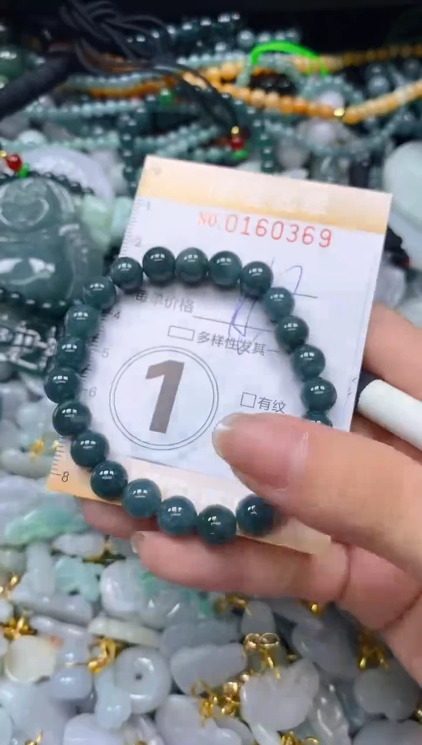 翡翠未镶嵌颈饰闪购0160369多样性发其一