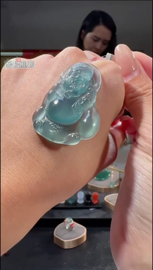 吊坠(不含链)未镶嵌翡翠翡翠财神