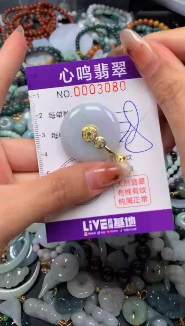 翡翠未镶嵌颈饰闪购003080