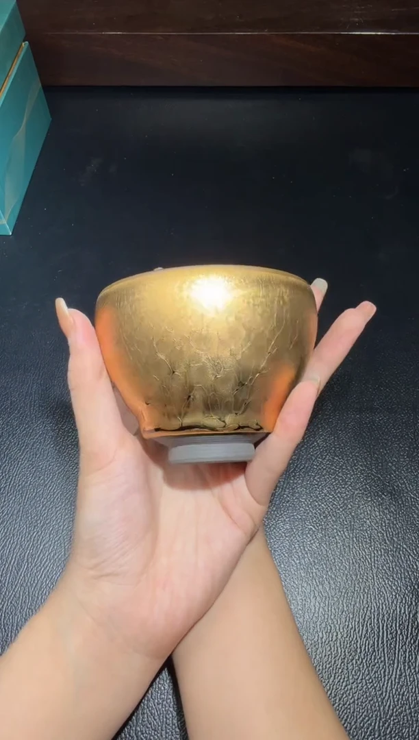 茶盏李英金油滴大器196