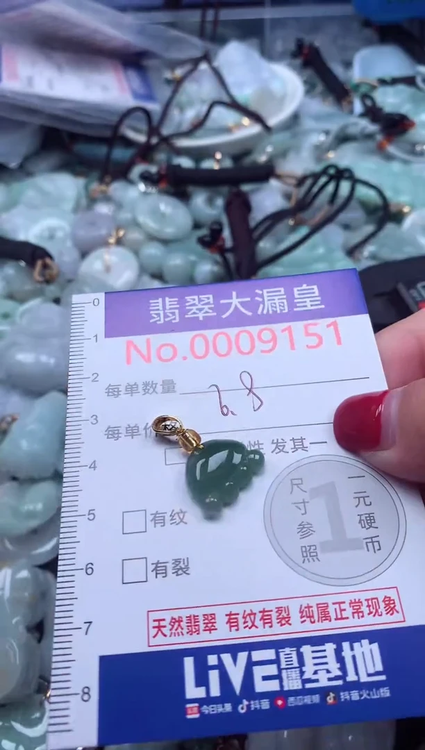 颈饰未镶嵌翡翠9151