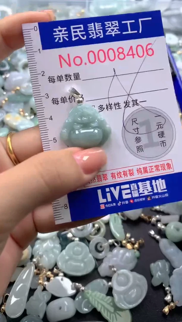 颈饰未镶嵌翡翠8406