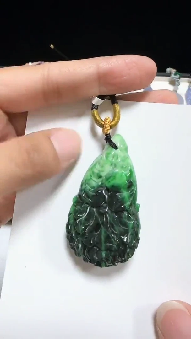 翡翠把件未镶嵌缅甸翡翠