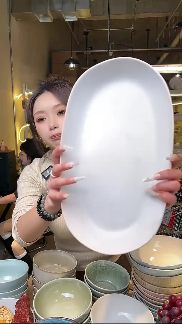 瓷73外贸尾货高温釉下彩陶瓷餐具默认微瑕