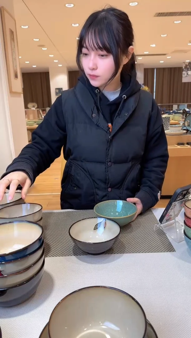 陶影*5英寸斗笠碗6只